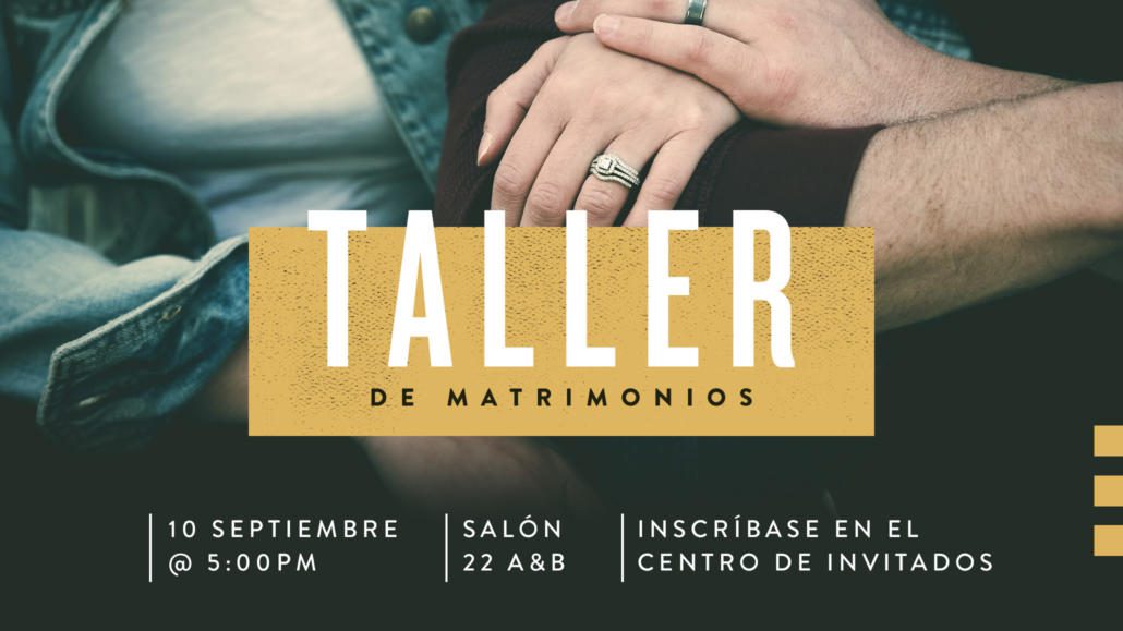 Taller de Matrimonios