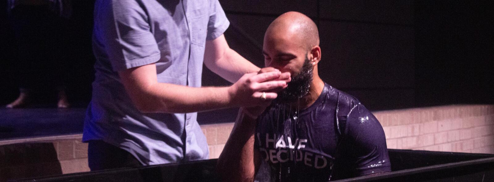 Testimony and Baptism of Ryan during COVID-19